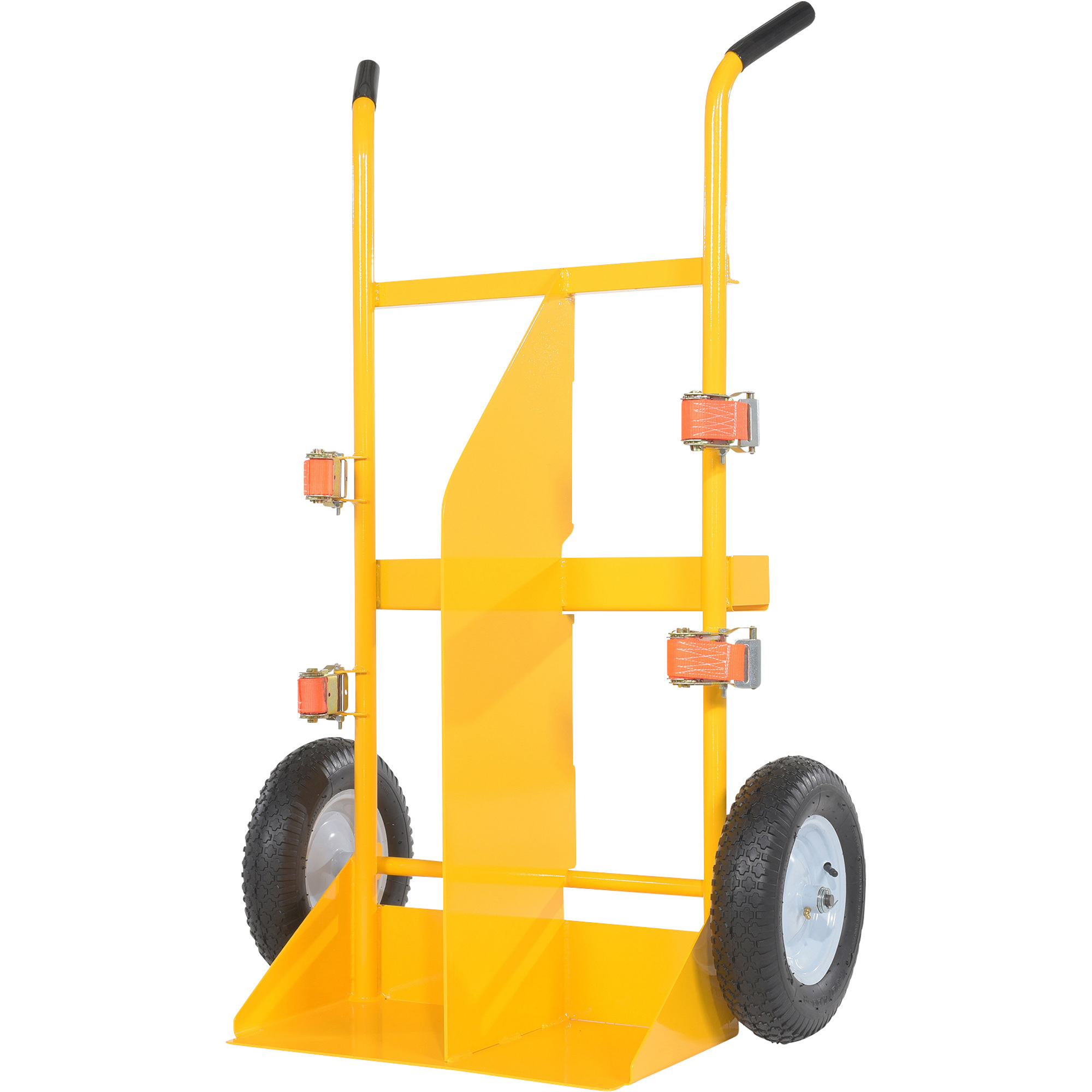 Vestil Welding Cylinder Cart - 500-Lb. Capacity, Pneumatic Wheels, Powder-Coat Finish, Model# CYL-E